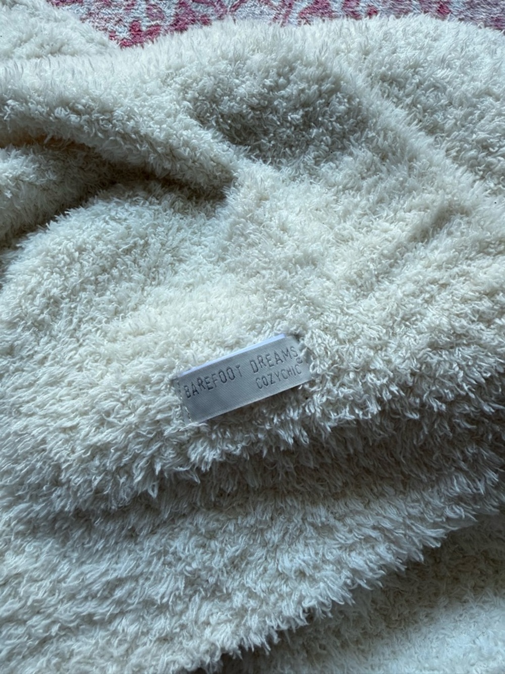 Barefoot Dreams CozyChic Ivory Plush Throw